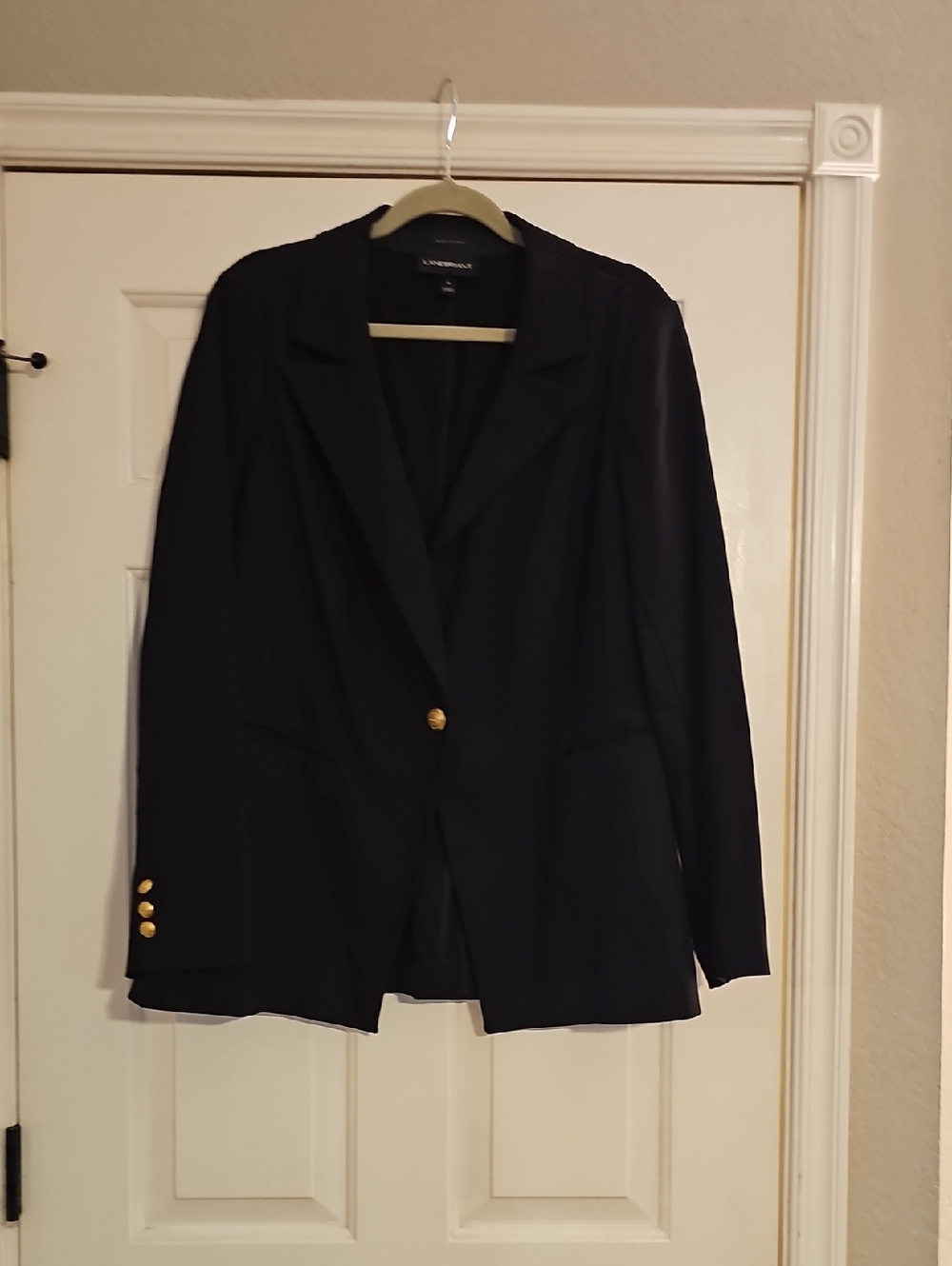 Lane Bryant Black Blazer - Sleek Single-Breast Design